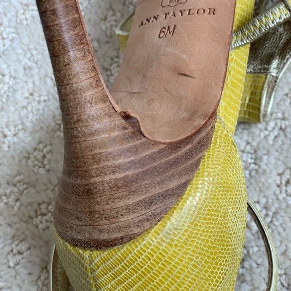 Elegant ANN TAYLOR Woven Heels - Picture 11 of 14